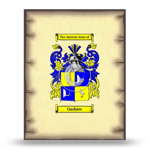Gashaw Coat of Arms Print