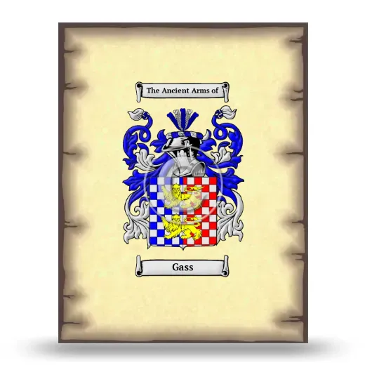 Gass Coat of Arms Print