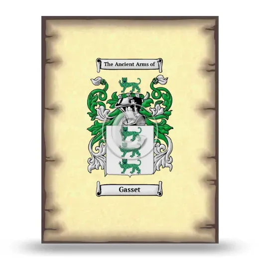 Gasset Coat of Arms Print