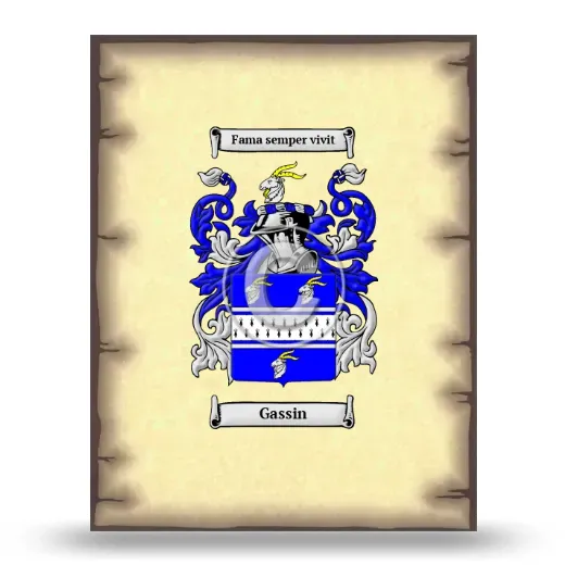 Gassin Coat of Arms Print