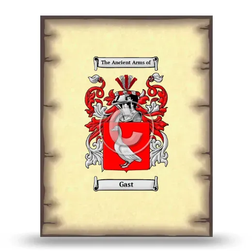 Gast Coat of Arms Print