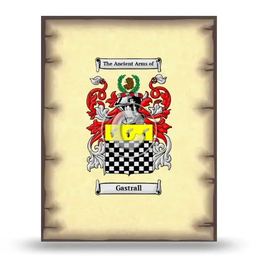 Gastrall Coat of Arms Print