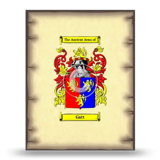 Gatt Coat of Arms Print