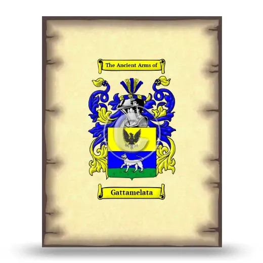Gattamelata Coat of Arms Print