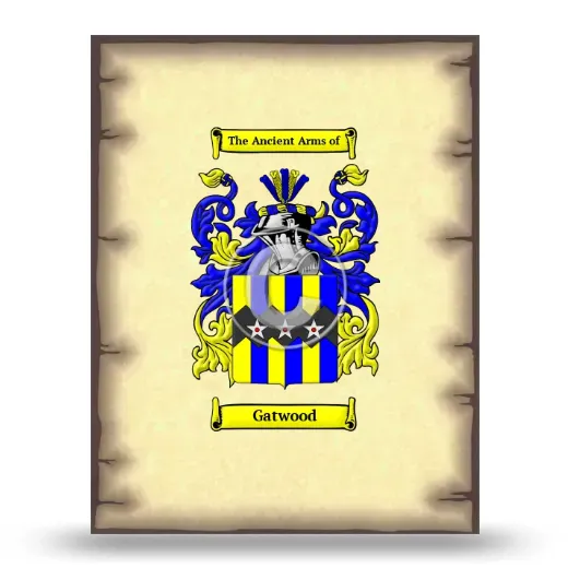 Gatwood Coat of Arms Print
