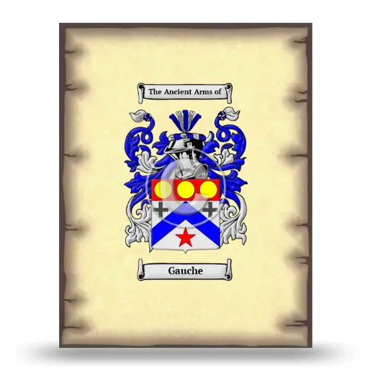 Gauche Coat of Arms Print