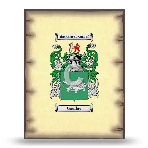 Gauday Coat of Arms Print