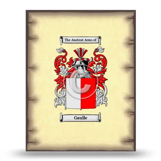 Gaulle Coat of Arms Print