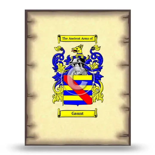 Gaunt Coat of Arms Print