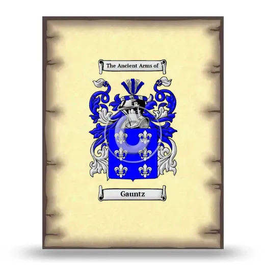 Gauntz Coat of Arms Print