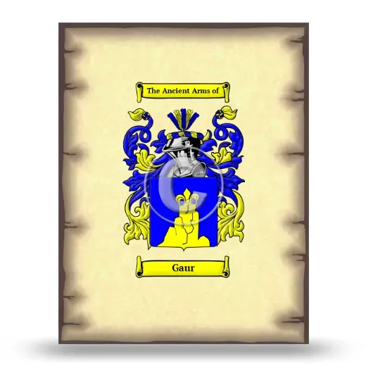 Gaur Coat of Arms Print