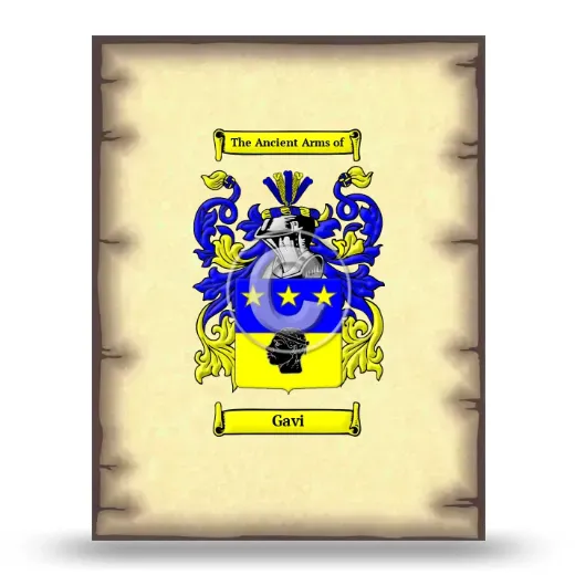 Gavi Coat of Arms Print