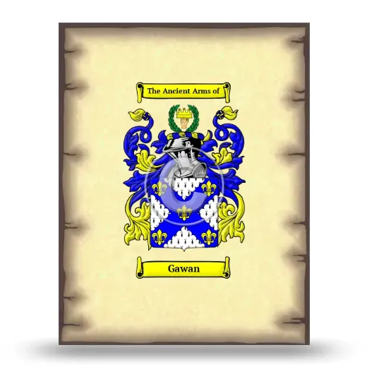 Gawan Coat of Arms Print
