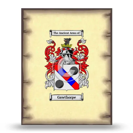 Gawthorpe Coat of Arms Print