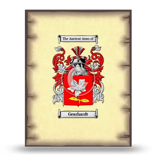 Gearhardt Coat of Arms Print