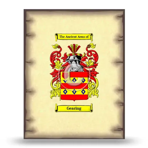 Gearing Coat of Arms Print