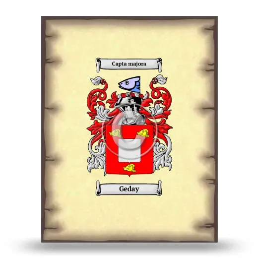 Geday Coat of Arms Print