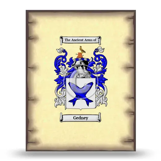 Gedney Coat of Arms Print