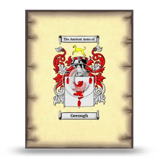 Geeough Coat of Arms Print