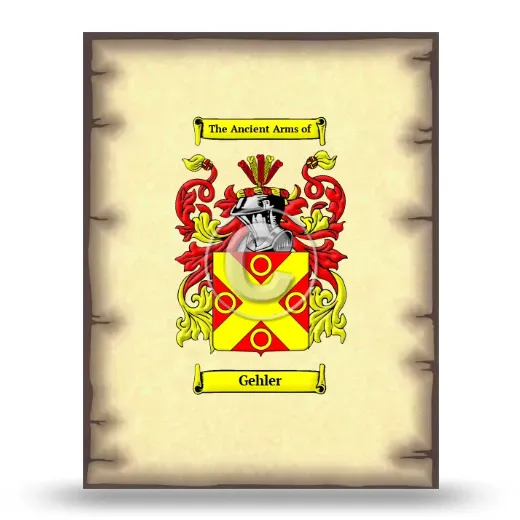 Gehler Coat of Arms Print