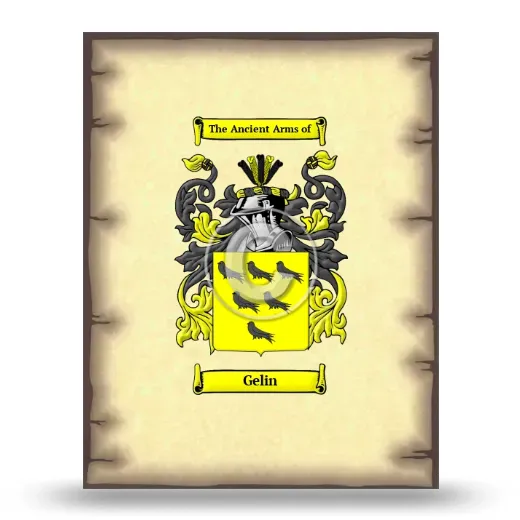 Gelin Coat of Arms Print