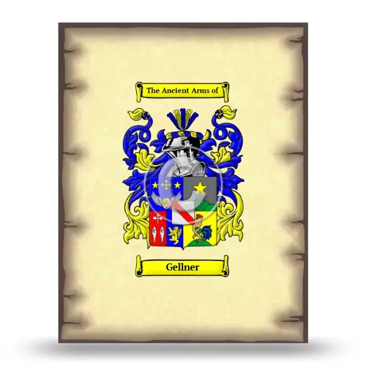 Gellner Coat of Arms Print