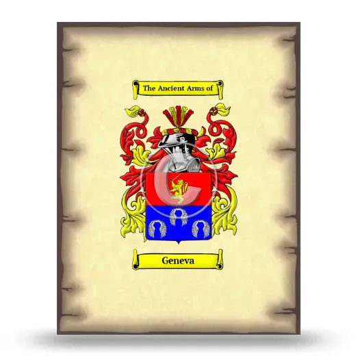 Geneva Coat of Arms Print