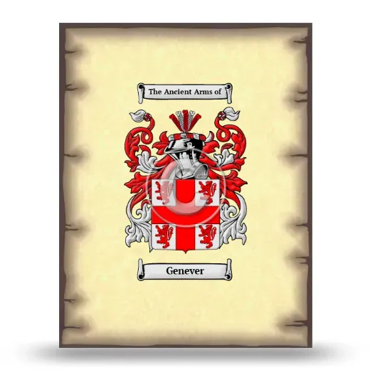 Genever Coat of Arms Print
