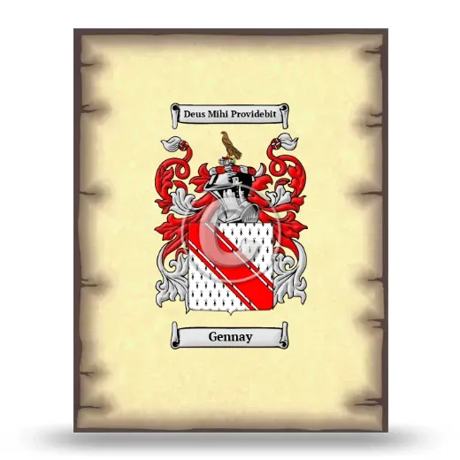 Gennay Coat of Arms Print