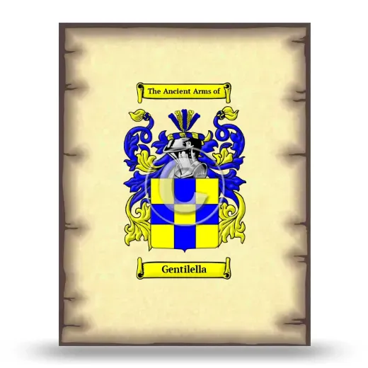 Gentilella Coat of Arms Print