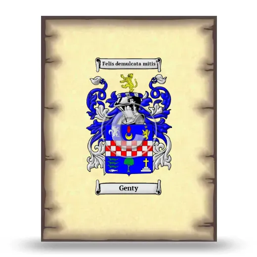 Genty Coat of Arms Print