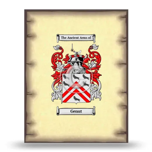 Genut Coat of Arms Print