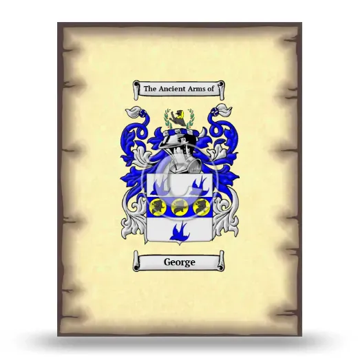 George Coat of Arms Print