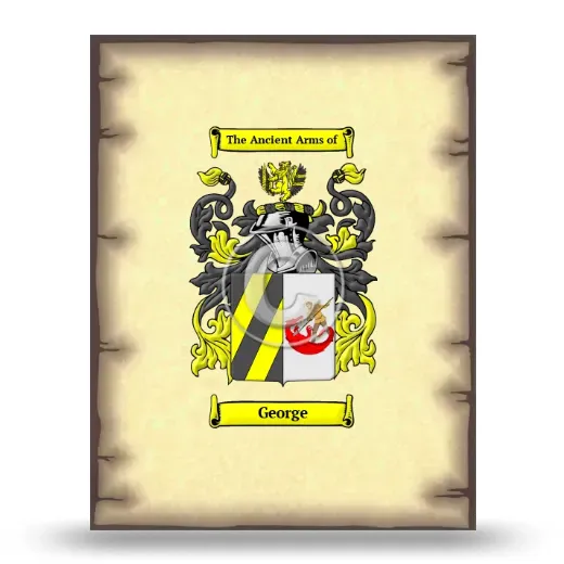George Coat of Arms Print