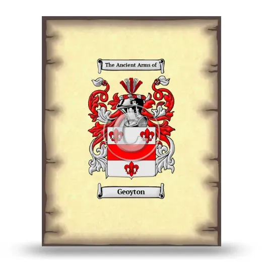 Geoyton Coat of Arms Print