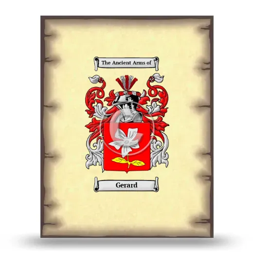 Gerard Coat of Arms Print