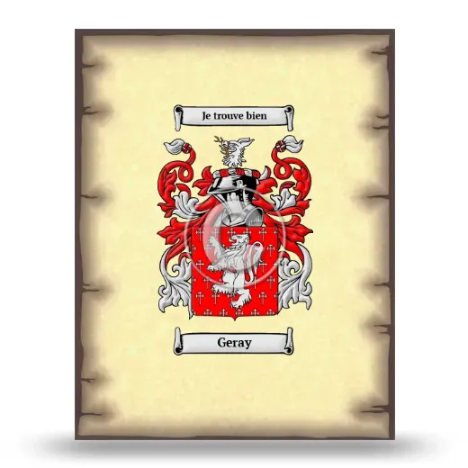 Geray Coat of Arms Print