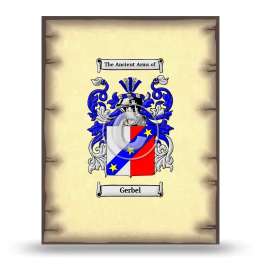 Gerbel Coat of Arms Print