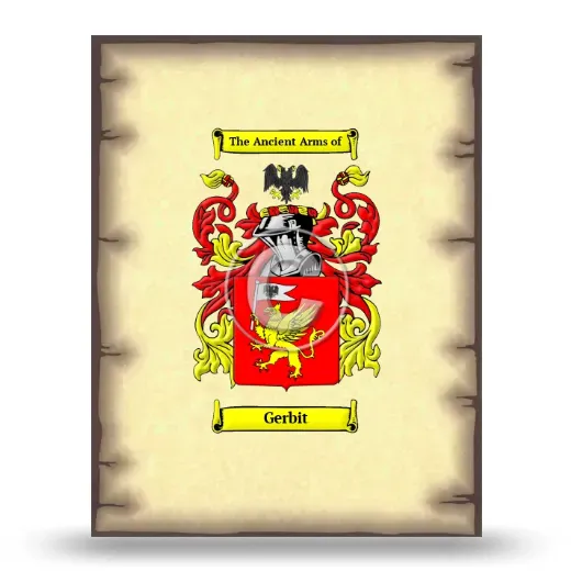 Gerbit Coat of Arms Print