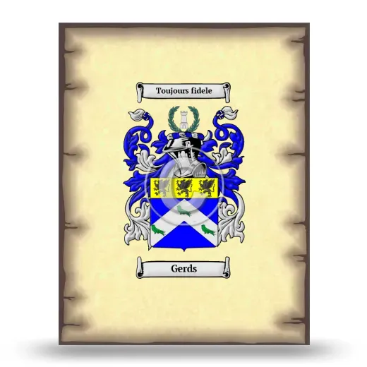 Gerds Coat of Arms Print
