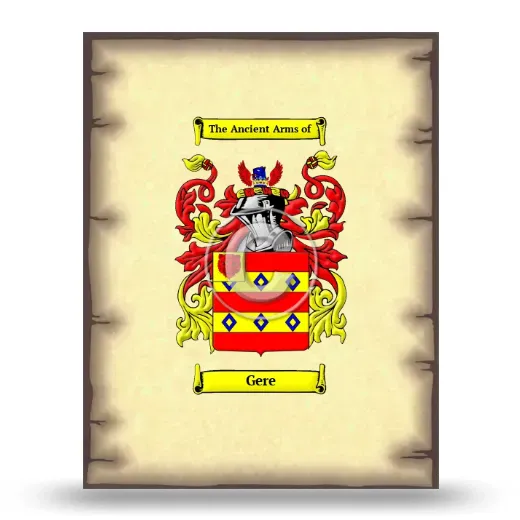 Gere Coat of Arms Print