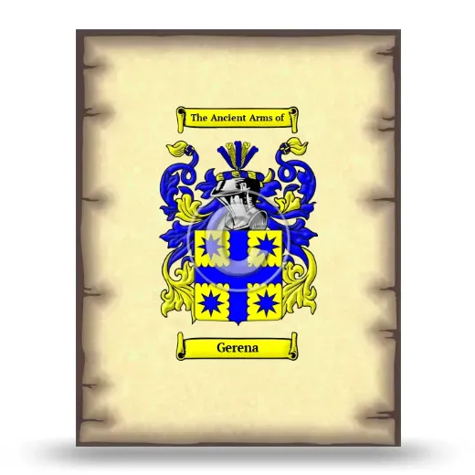 Gerena Coat of Arms Print