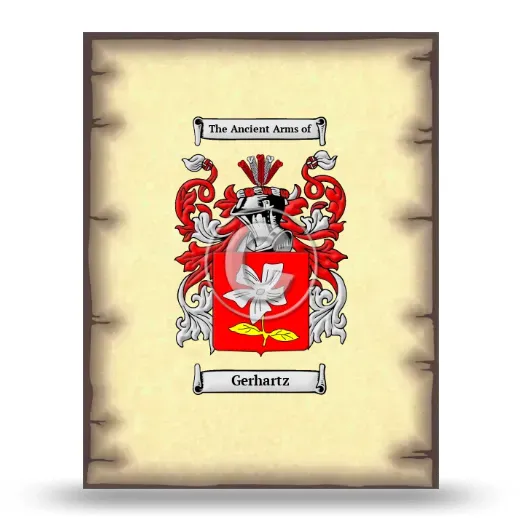 Gerhartz Coat of Arms Print