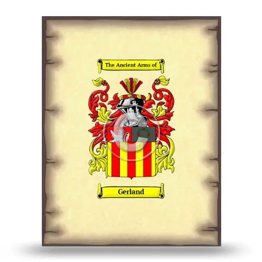 Gerland Coat of Arms Print