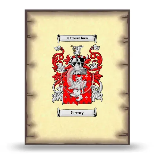 Gerray Coat of Arms Print