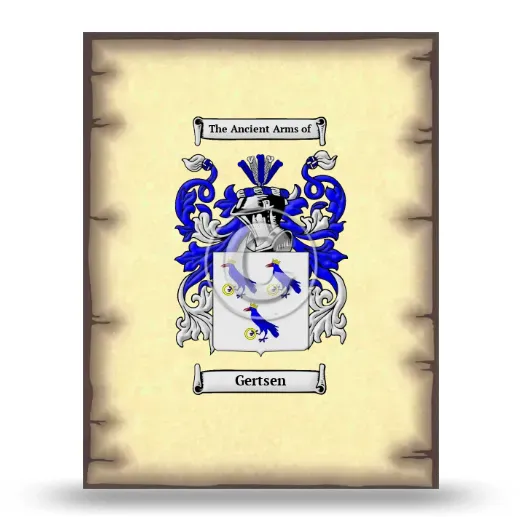 Gertsen Coat of Arms Print