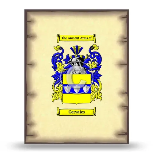 Gervaies Coat of Arms Print