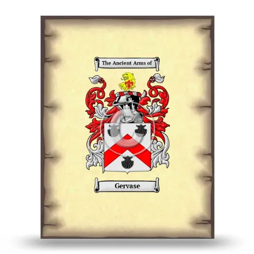 Gervase Coat of Arms Print