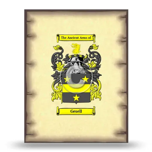 Gesell Coat of Arms Print