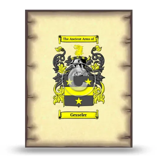 Gesseler Coat of Arms Print
